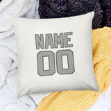 Custom White Gray Pillowcase