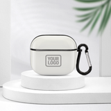 Custom White Gray AirPods Case (3rd Generation)