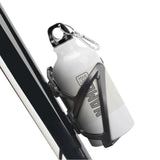 Custom White Gray Sports Bottle