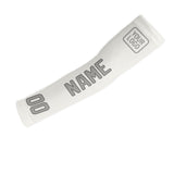 Custom White Gray Arm Sleeve