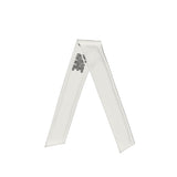 Custom White Gray Headband