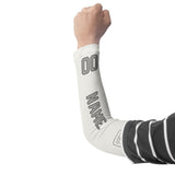 Custom White Gray Arm Sleeve
