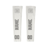 Custom White Gray Arm Sleeve