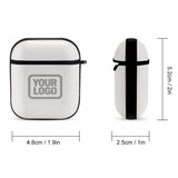 Custom White Gray AirPods Case