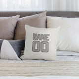 Custom White Gray Pillowcase