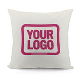 Custom White Pink Pillowcase