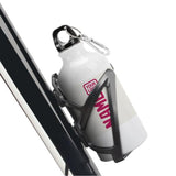 Custom White Pink Sports Bottle