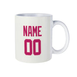 Custom White Pink Mug