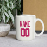 Custom White Pink Mug
