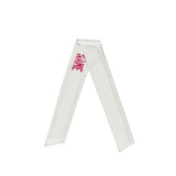 Custom White Pink Headband