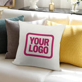 Custom White Pink Pillowcase