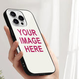 Custom White Pink Phone Case