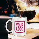 Custom White Pink Mug