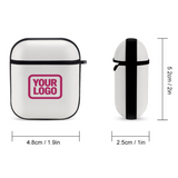 Custom White Pink AirPods Case