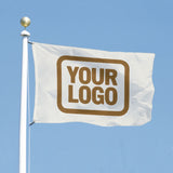 Custom White Khaki Flag