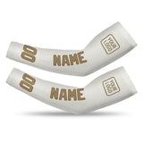 Custom White Light Khaki Arm Sleeve