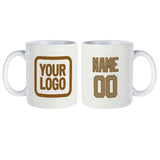 Custom White Light Khaki Mug
