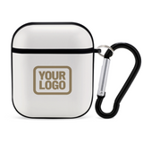 Custom White Light Khaki AirPods Case