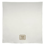 Custom White Khaki Square Table Cloth