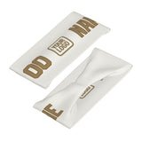 Custom White Light Khaki Sports headband