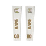 Custom White Light Khaki Arm Sleeve