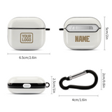 Custom White Light Khaki AirPods Case (3rd Generation)