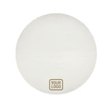 Custom White Light Khaki Round Table Cloth