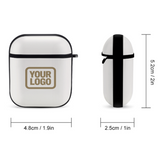 Custom White Light Khaki AirPods Case