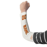 Custom White Orange Arm Sleeve