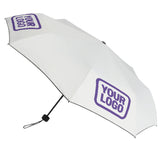Custom White Light Purple Automatic Umbrella