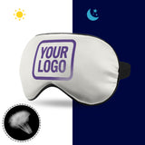 Custom White Light Purple Sleep Mask