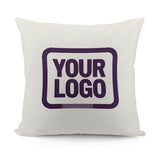 Custom White Purple Pillowcase