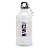 Custom White Purple Sports Bottle