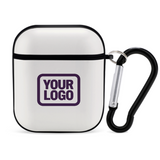 Custom White Purple AirPods Case