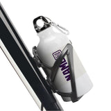 Custom White Purple Sports Bottle