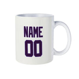 Custom White Purple Mug
