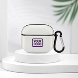 Custom White Purple AirPods Case (3rd Generation)