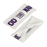 Custom White Purple Sports headband