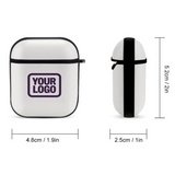Custom White Purple AirPods Case