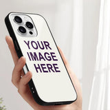 Custom White Purple Phone Case