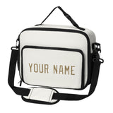 Custom White Light Khaki Lunch Bag