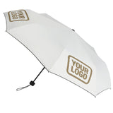 Custom White Light Khaki Automatic Umbrella