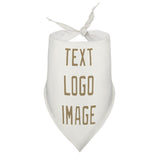 Custom White Light Khaki Pet Scarf