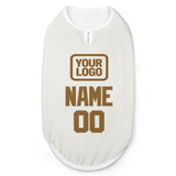 Custom White Khaki Pet Vest