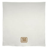 Custom White Light Khaki Square Table Cloth