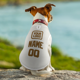 Custom White Khaki Pet Vest