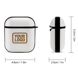 Custom White Khaki AirPods Case