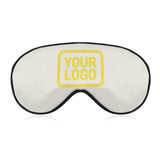 Custom White Light Yellow Sleep Mask