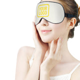 Custom White Light Yellow Sleep Mask