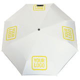 Custom White Light Yellow Automatic Umbrella